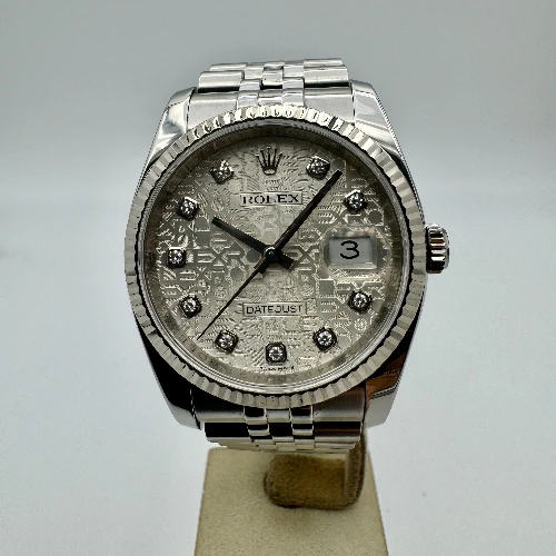 Rolex Datejust 36mm Silver Computer Brillanti