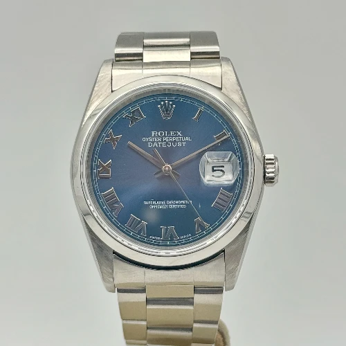 Rolex Datejust 36mm quadrante Blu