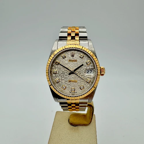 Rolex Datejust 31mm Acciaio & Oro Silver Brillanti 