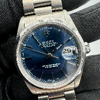 Rolex Datejust 36mm quadrante Blu indici