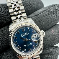 Rolex Lady Datejust 26mm Blu Romani