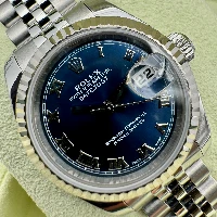 Rolex Lady Datejust 26mm Blu Romani