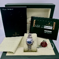 Rolex Lady Datejust 26mm Blu Romani