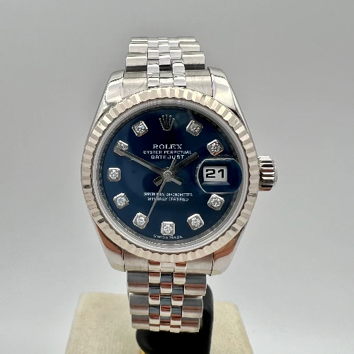 Rolex Lady Datejust 26mm Blu Brillanti