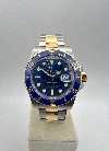 Rolex Submariner Date Acciaio & oro Ceramica Blu