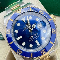 Rolex Submariner Date Acciaio & oro Ceramica Blu