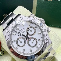 Rolex Daytona Acciaio Bianco 