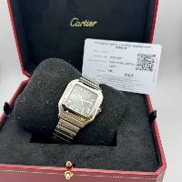 Cartier Santos De Cartier Medium M size Green Verde