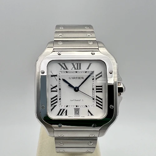 Cartier Santos De Cartier Large L size White Bianco