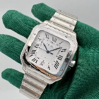 Cartier Santos De Cartier Large L size White Bianco