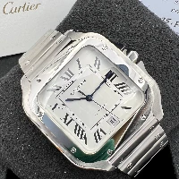 Cartier Santos De Cartier Large L size White Bianco