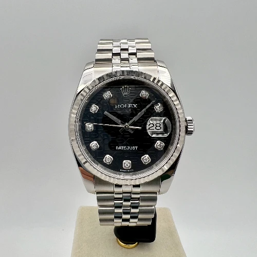 Rolex Datejust 36mm Nero Computer Brillanti