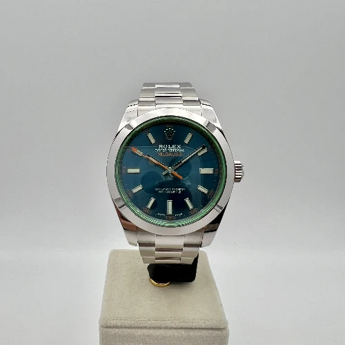 Rolex Milgauss Blu Vetro Verde