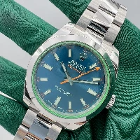 Rolex Milgauss Blu Vetro Verde