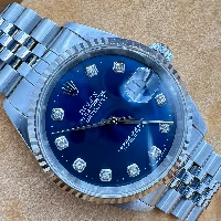 Rolex Datejust 36mm Blu Jubilee Brillanti