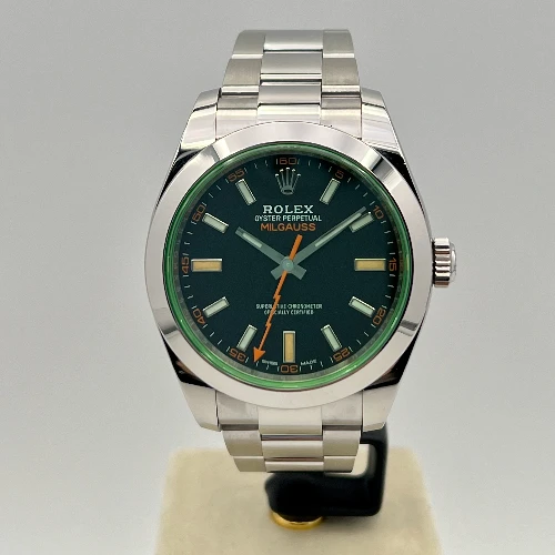 Rolex Milgauss Nero Vetro Verde