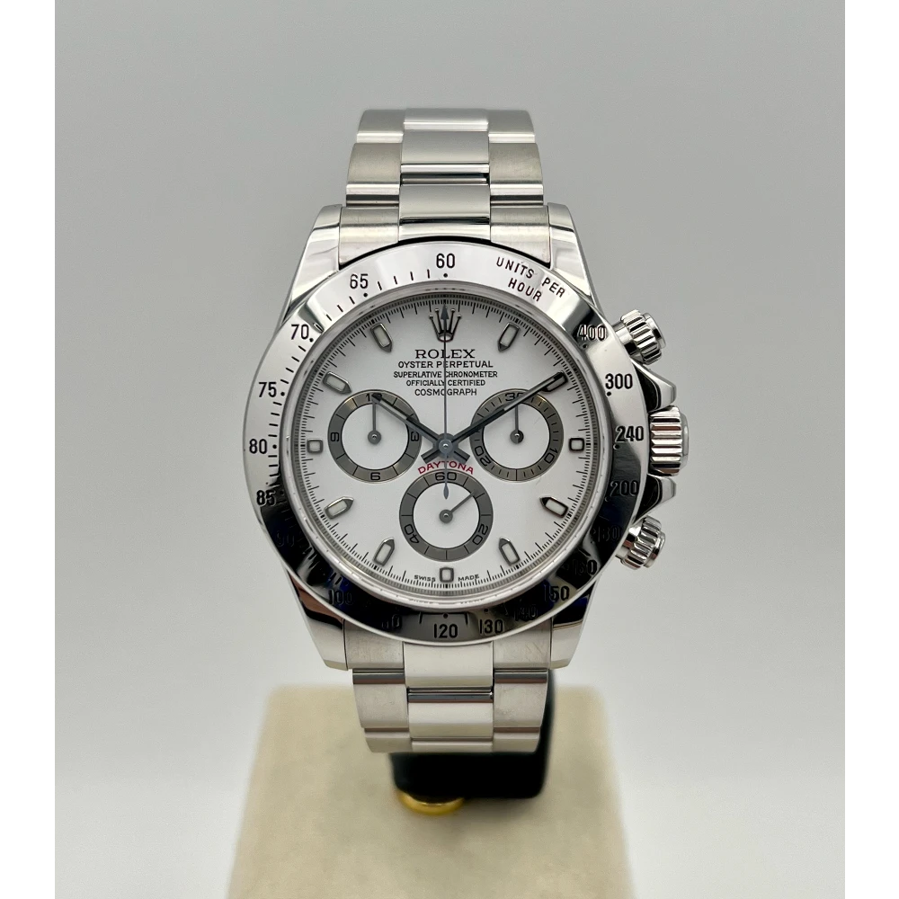 Rolex Daytona Acciaio Bianco 