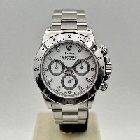 Rolex Daytona Acciaio Bianco 