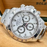 Rolex Daytona Acciaio Bianco 