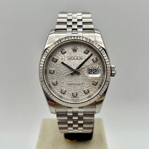 Rolex Datejust 36mm Silver Computer Brillanti