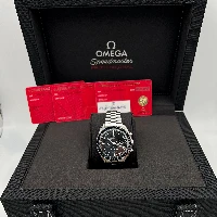 Omega Speedmaster Professional Moonwatch Co-Axial Master Chronometer Fondello Vetro Zaffiro 002 New