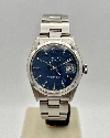 Rolex Oyster Perpetual Date 34mm Blu Shantung