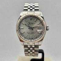 Rolex Datejust 31mm Silver Indici Jubilee