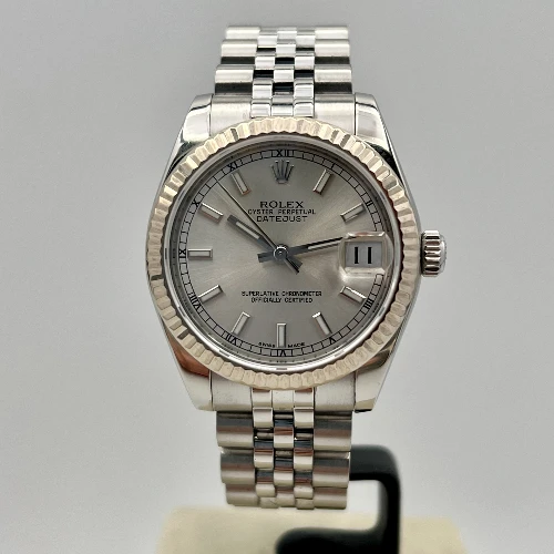 Rolex Datejust 31mm Silver Indici Jubilee