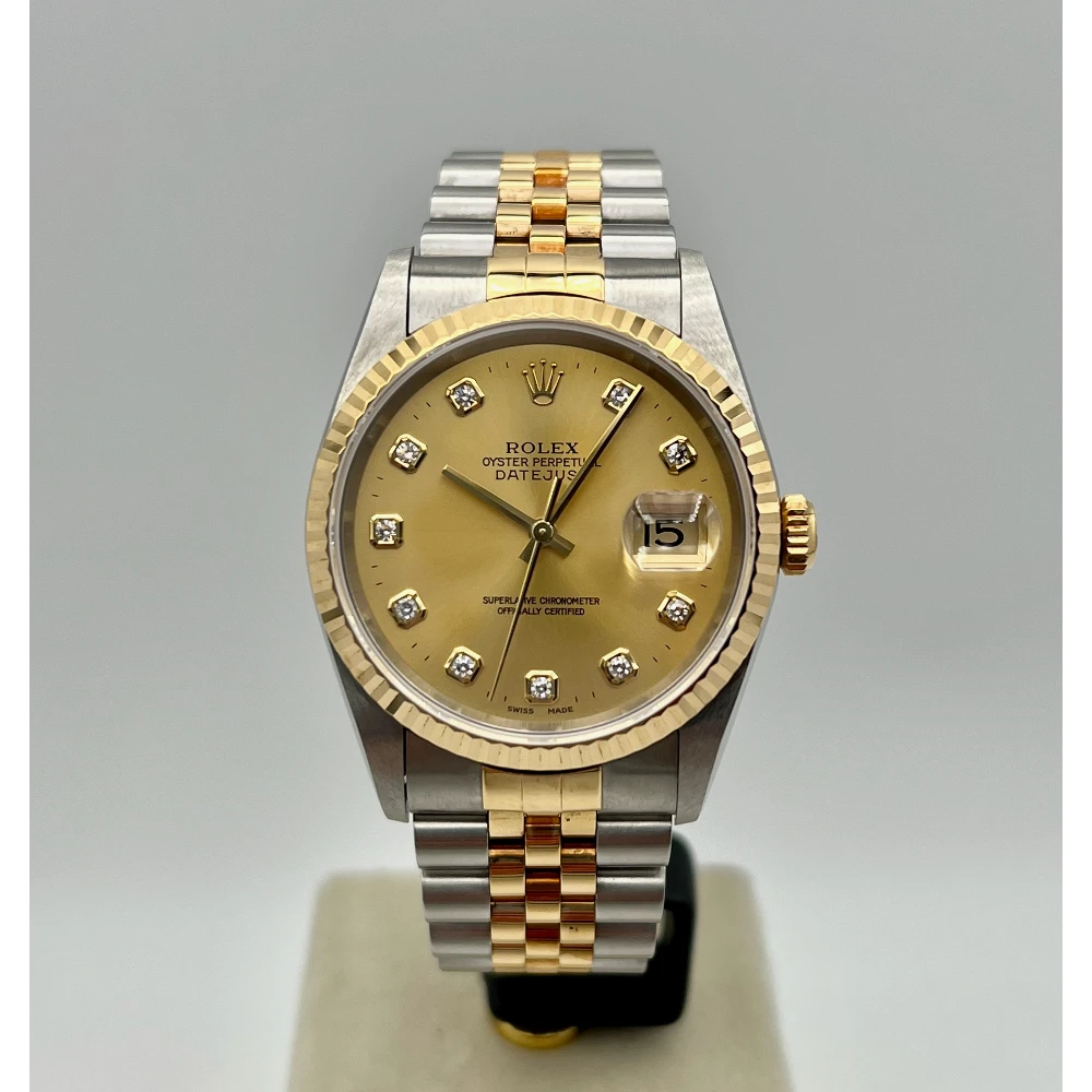 Rolex Datejust 36mm Acciaio/oro brillanti