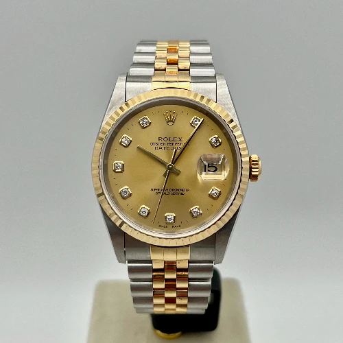 Rolex Datejust 36mm Acciaio/oro brillanti