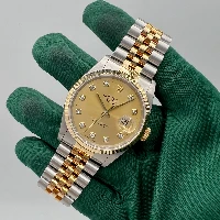 Rolex Datejust 36mm Acciaio/oro brillanti