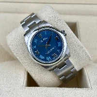 Rolex Oyster Perpetual 31mm Azzurro Romani