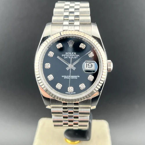 Rolex Datejust 36mm Black Brillanti