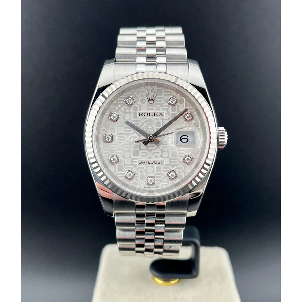 Rolex Datejust 36mm Silver Computer Brillanti