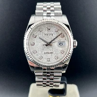 Rolex Datejust 36mm Silver Computer Brillanti