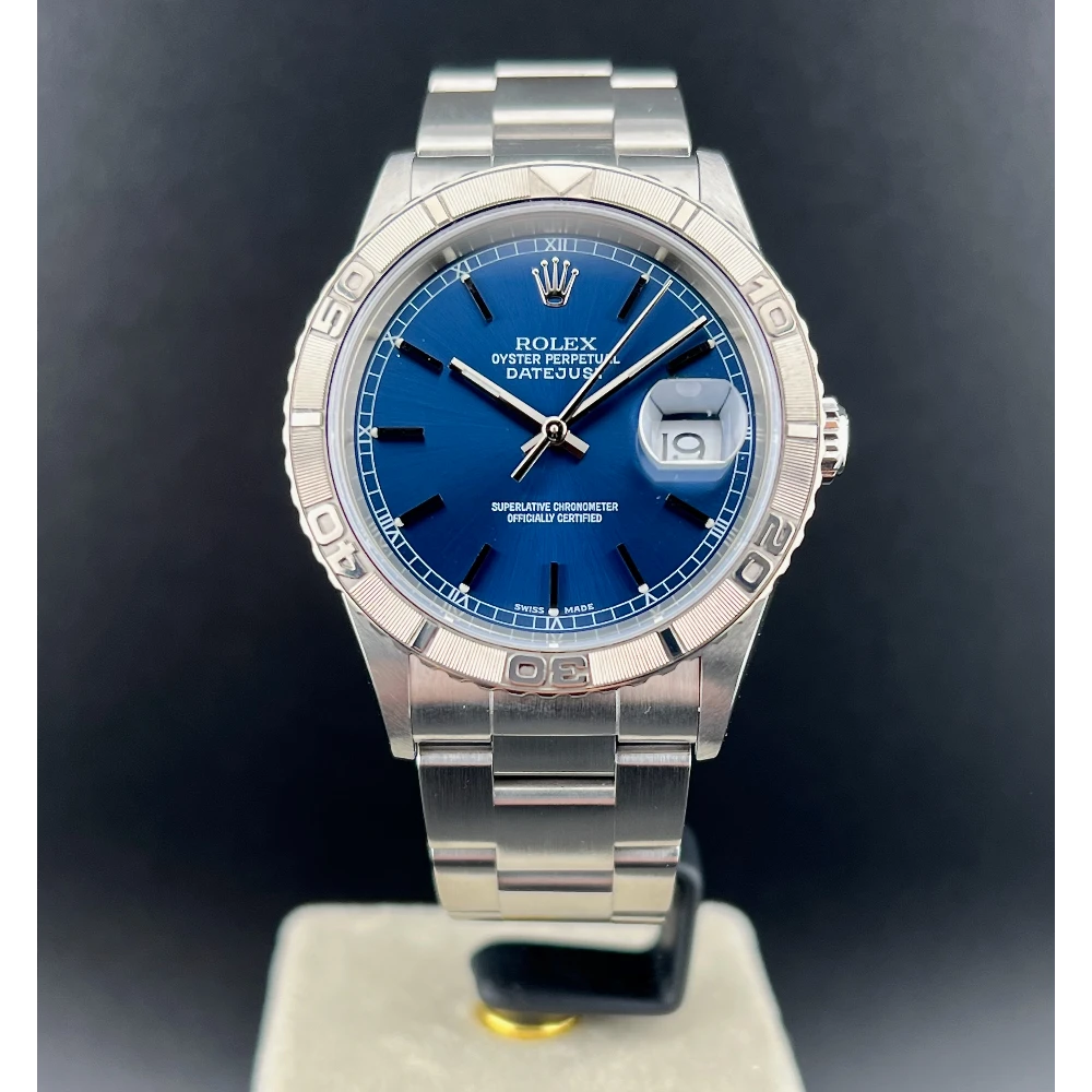 Rolex Datejust Turn O Graph Blu Oyster