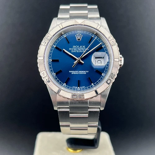 Rolex Datejust Turn O Graph Blu Oyster