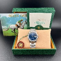 Rolex Datejust Turn O Graph Blu Oyster