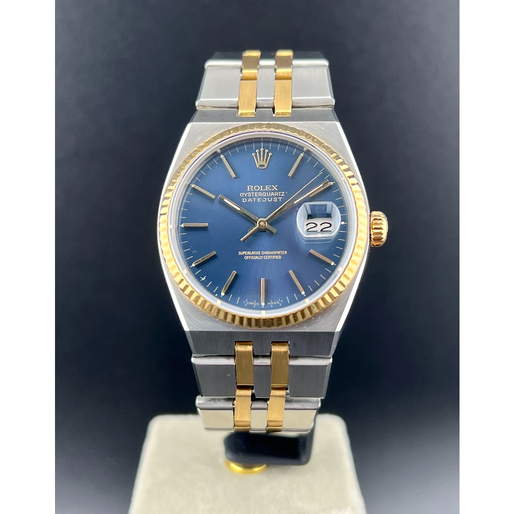 Rolex Datejust Oysterquartz Acciaio & Oro Blu