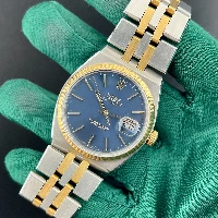 Rolex Datejust Oysterquartz Acciaio & Oro Blu