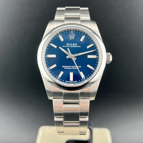 Rolex Oyster Perpetual Blu 34mm NEW