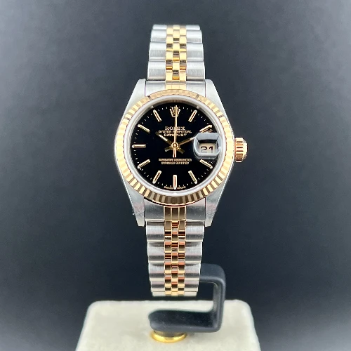 Rolex Lady Datejust 26mm Acciaio & oro Nero