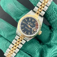 Rolex Lady Datejust 26mm Acciaio & oro Nero