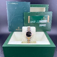 Rolex Lady Datejust 26mm Acciaio & oro Nero