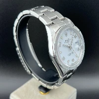 Rolex Oyster Perpetual Date 34mm Bianco 