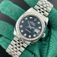 Rolex Datejust 36mm Nero Brillanti Jubilee