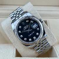 Rolex Datejust 36mm Nero Brillanti Jubilee