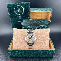 Rolex Air King Mickey Mouse Silver Topolino Argento