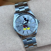 Rolex Air King Mickey Mouse Silver Topolino Argento