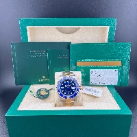 Rolex Submariner Date Acciaio & oro Ceramica Blu